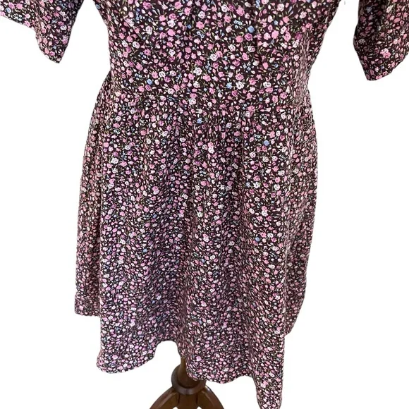 TUCKERNUCK Hyacinth House Ruffle Collar Ditsy Floral Sadie Mini Dress - Picture 5 of 16